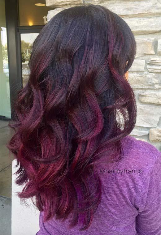 Plum Hair Color Shades: Plum Hair Dye Tips