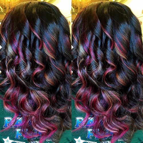 rainbow hair