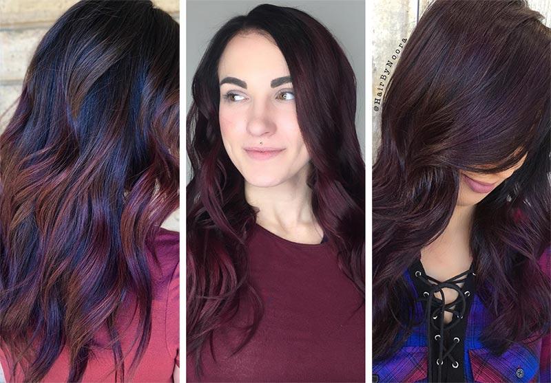 Red Hair Shades & Color Ideas: Black Cherry Hair Color