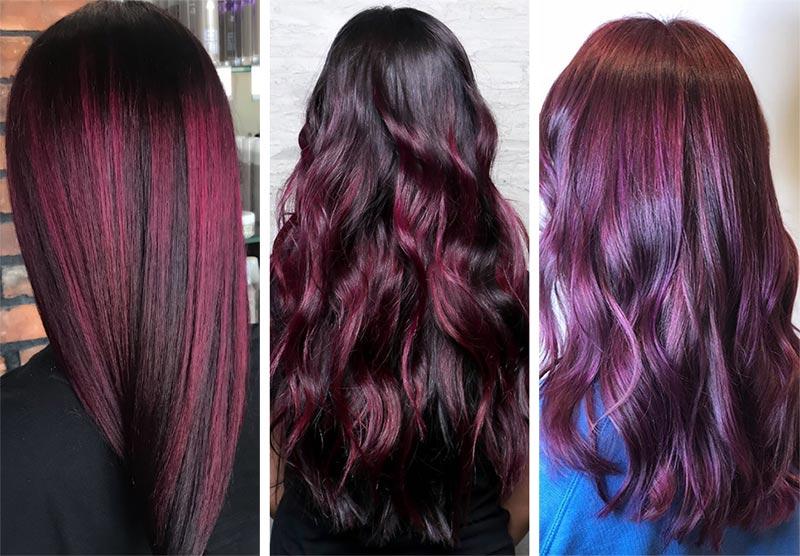 Red Hair Shades & Color Ideas: Eggplant Red Hair Color