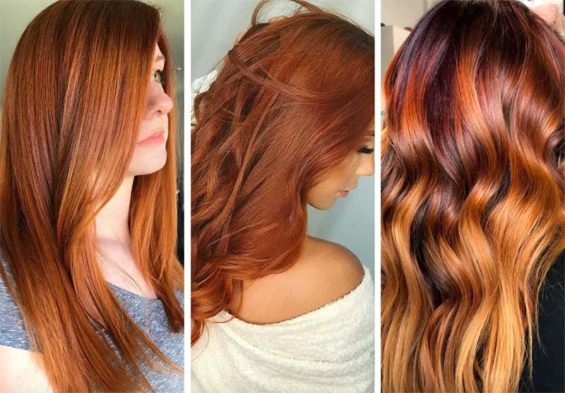 Red Hair Shades & Color Ideas: Ginger Auburn Hair Color