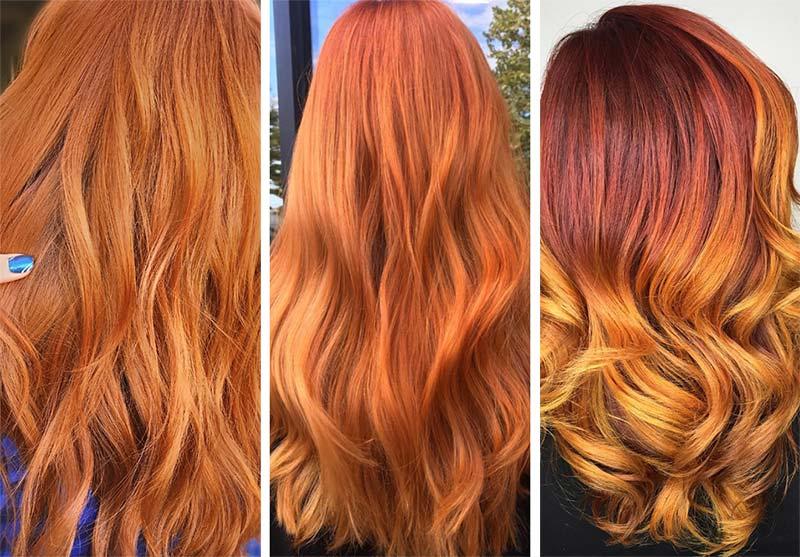 Red Hair Shades & Color Ideas: Golden Ginger Hair Color