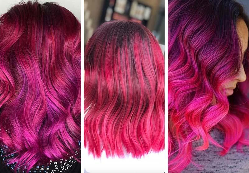 Red Hair Shades & Color Ideas: Magenta Hair Color