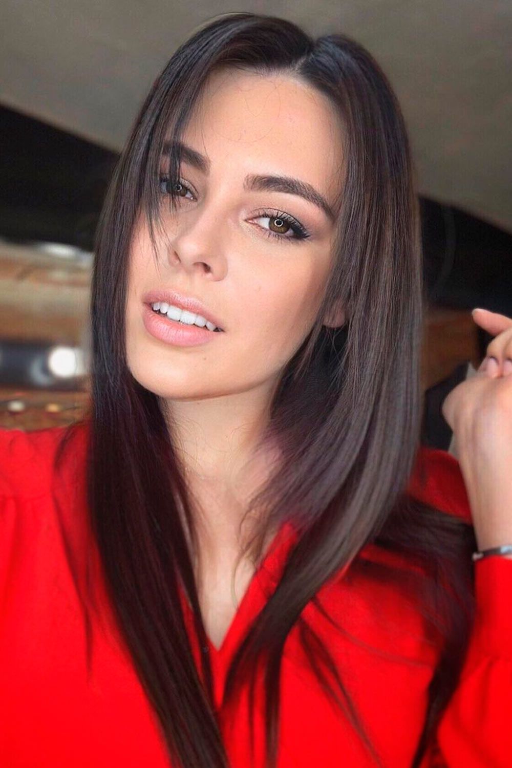 Sleek Black Hair Layers