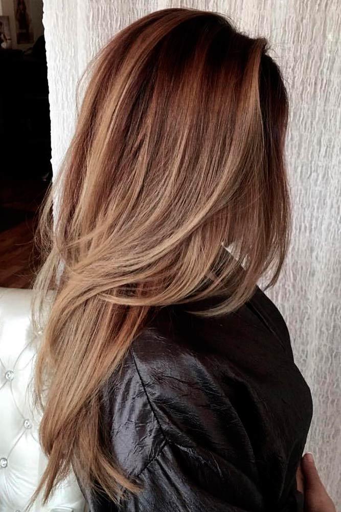 Stacked and Sexy Long Layered Hair