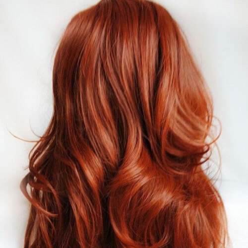 Warm Red Hair Color