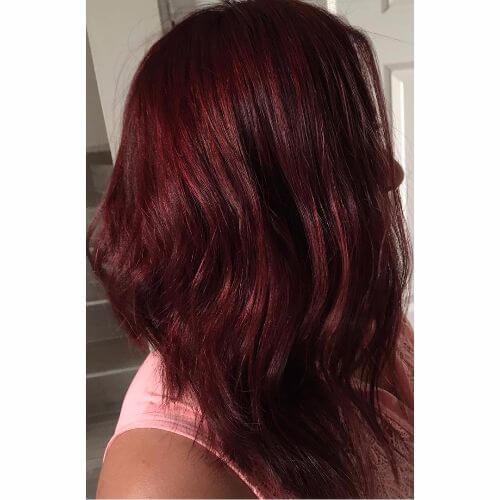 wine burgundy hair color 