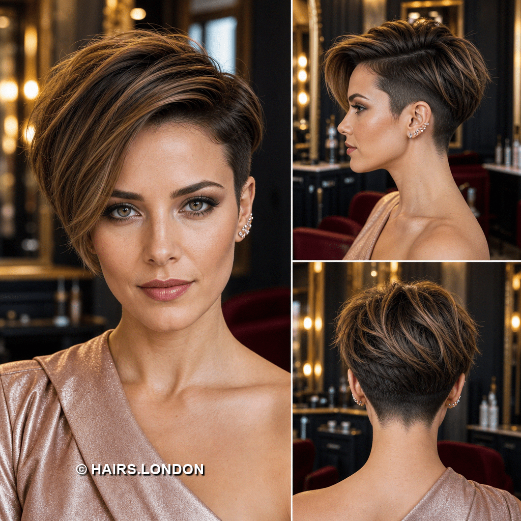 124 Chic Pixie Bob Haircuts for a Modern 2026 Style Caramel Espresso Brown Hair