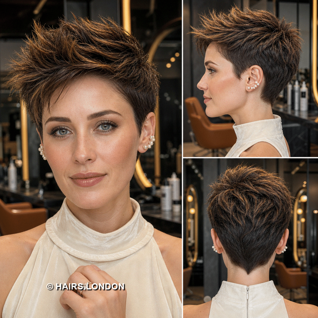 124 Chic Pixie Bob Haircuts for a Modern 2026 Style Cinnamon Espresso Brown Hair