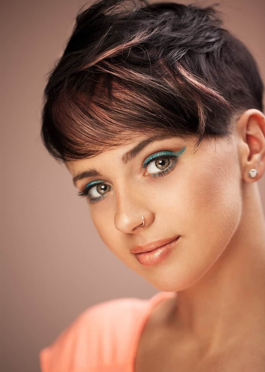 30 Hottest Pixie Cuts with Highlights