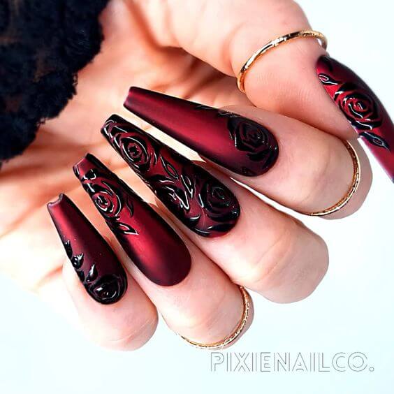 20 Catchy Red Nails That You Can Rock Year-Round - 123