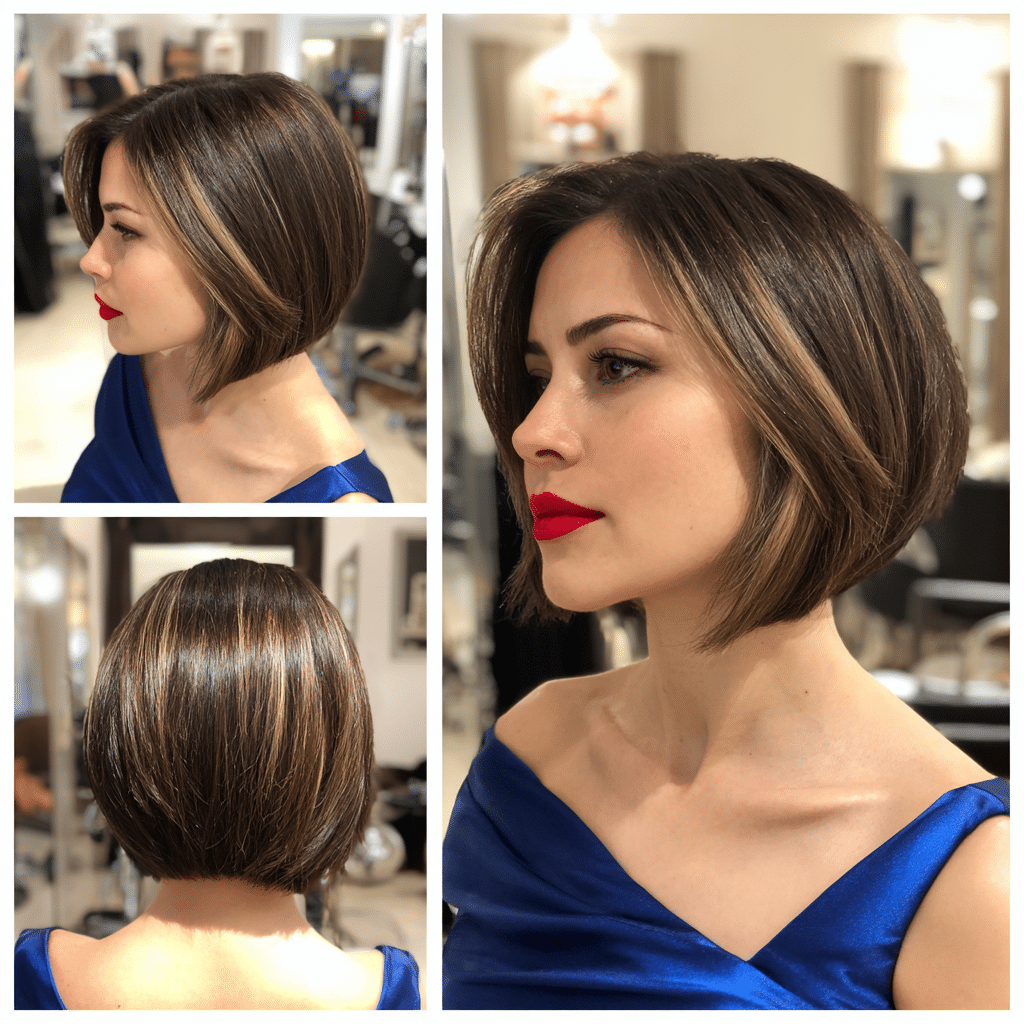 Mocha Caramel Highlight Hair