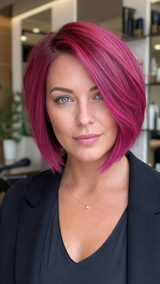 Raspberry Velvet Hair