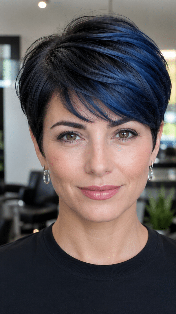 Midnight Sapphire Hair