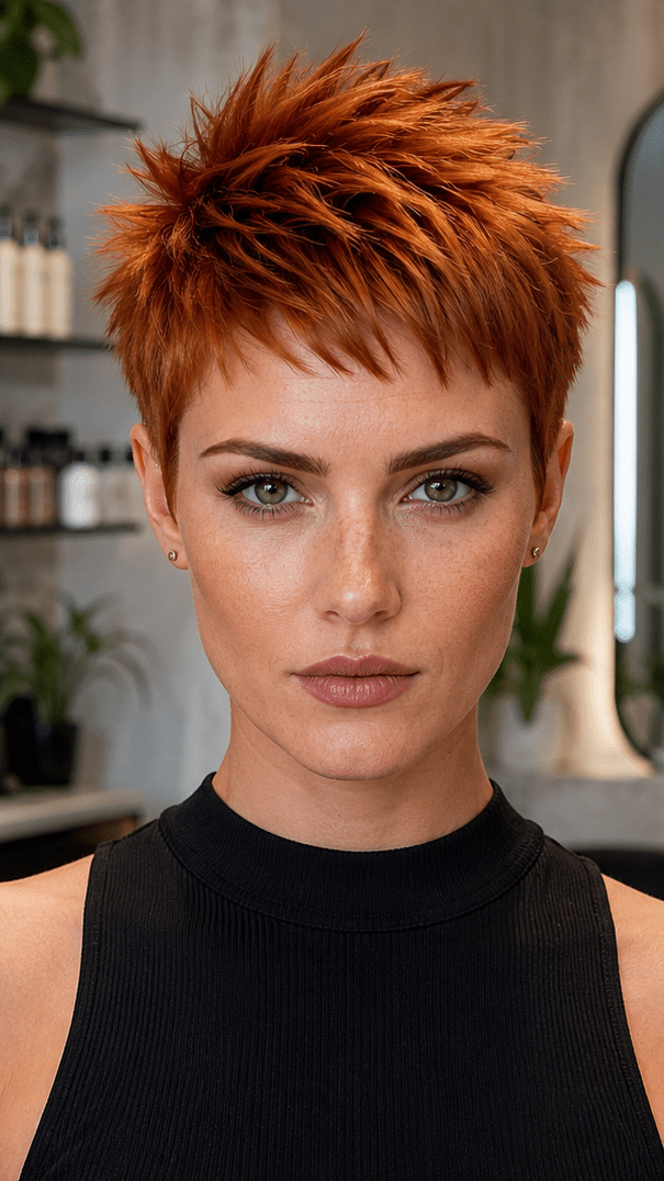 Burnished Copper Spice Hair