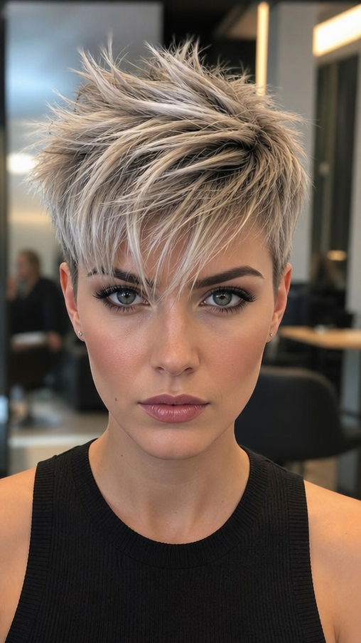 Smoky Platinum Blonde Hair
