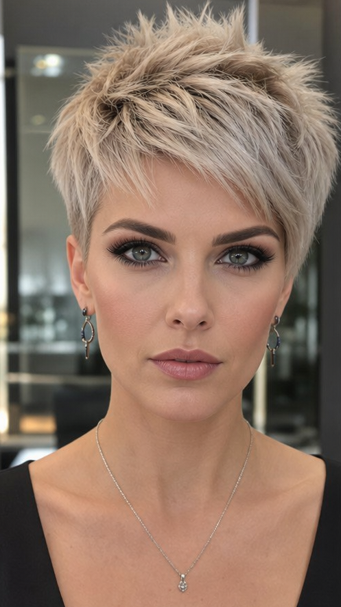 Frosted Linen Blonde Hair