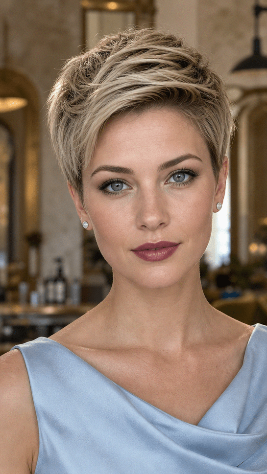 54 Stunning Long Pixie Haircuts for a Bold, Fashion-Forward Look Toasted Champagne Blonde Hair