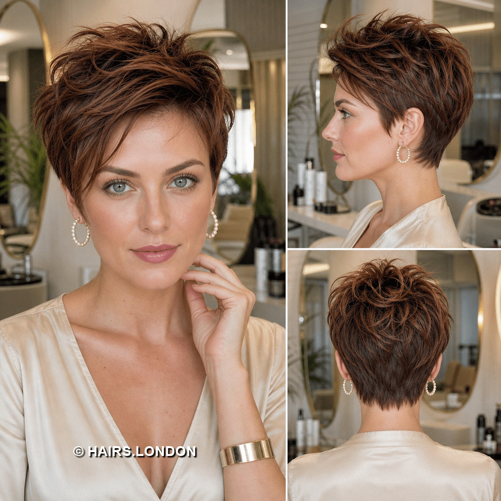 54 Stunning Long Pixie Haircuts for a Bold, Fashion-Forward Look Cinnamon Chestnut Brown Hair
