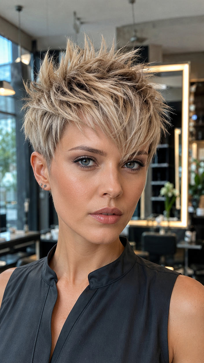 Champagne Beige Texture Hair