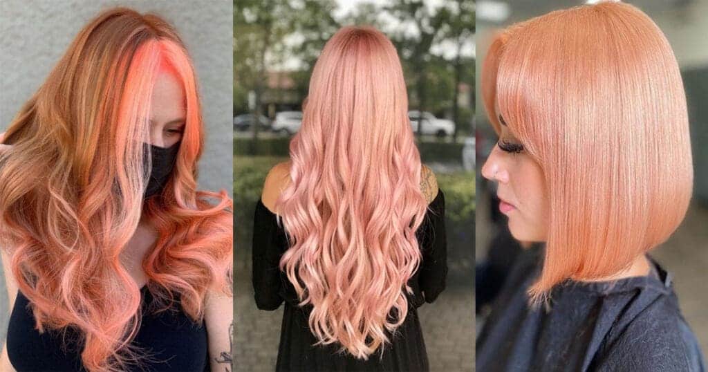 Peach Perfection 50 Hairstyles to Flaunt Your Peachy Hue