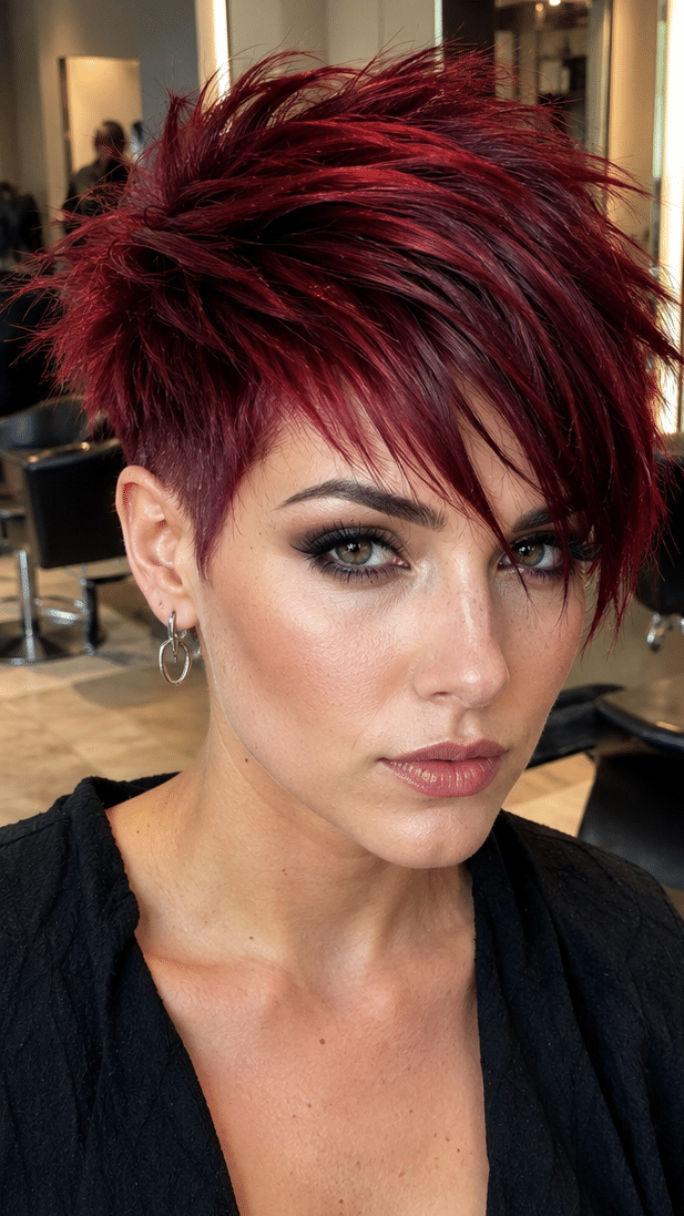 Crimson Velvet Fusion Hair