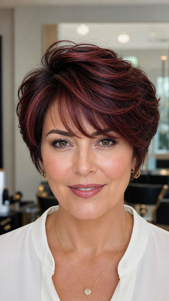 Mulled Cherry Brunette Hair