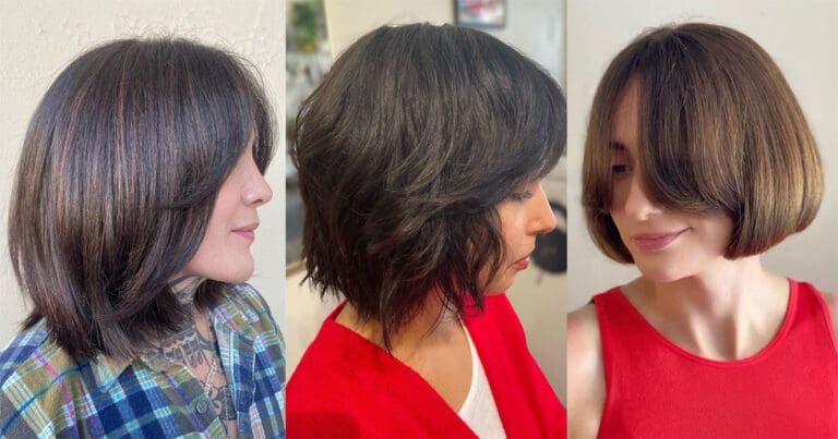 30 Bob Hairstyles with Curtain Bangs