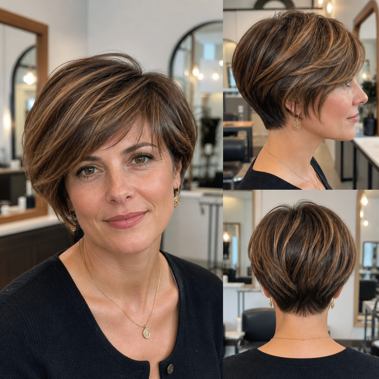 Honey Mocha Pixie Bob Hair