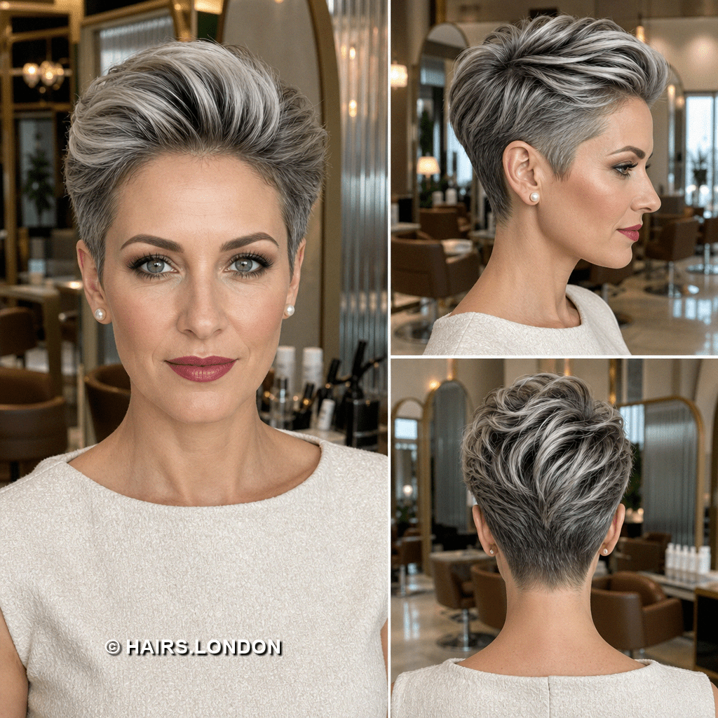 Smoky Pearl Silver Hair