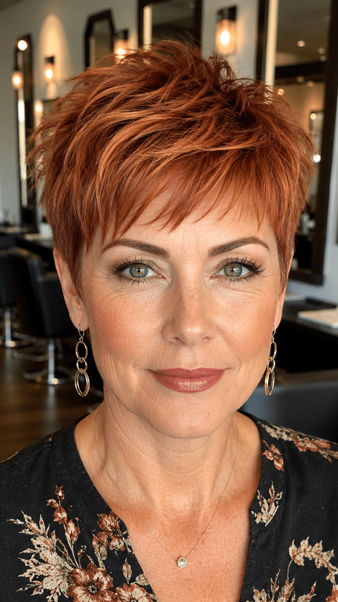 Warm Cinnamon Copper Hair