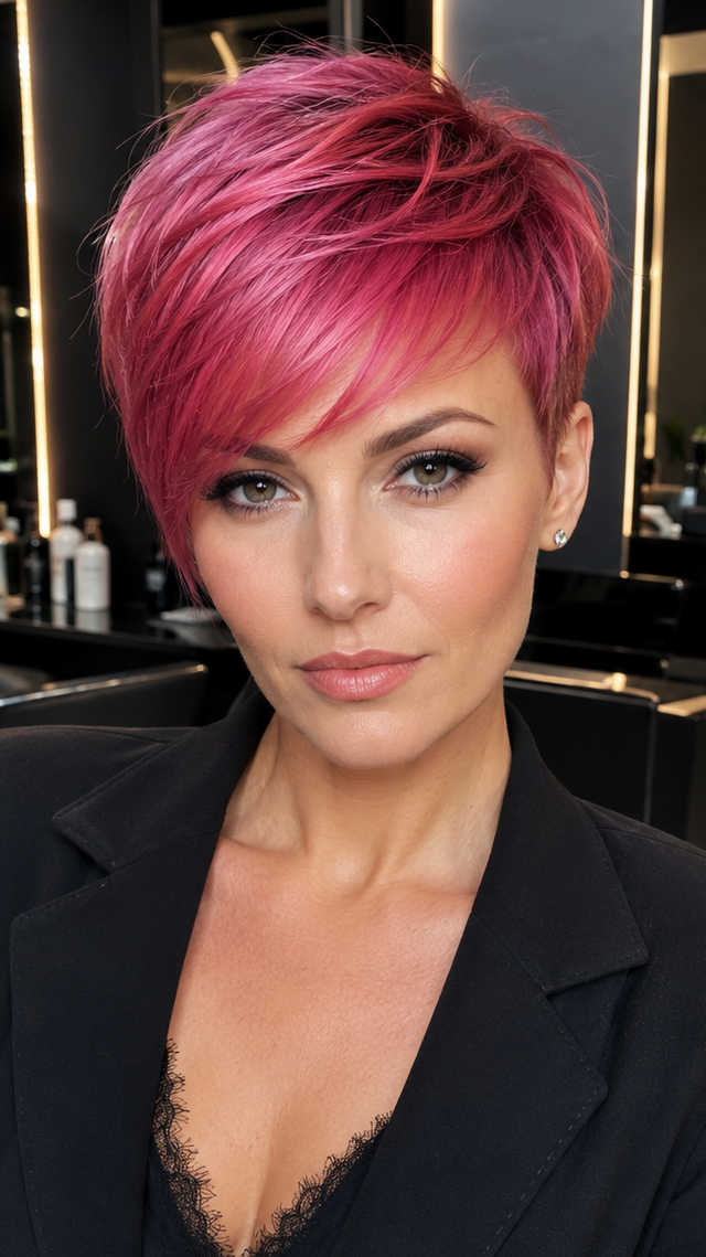 Vibrant Rose Quartz Hair