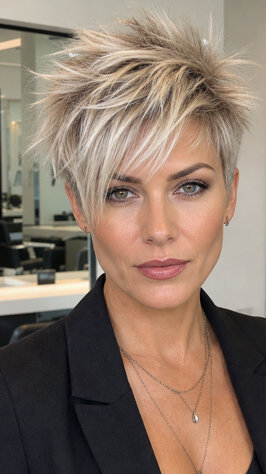 Platinum Champagne Whisper Hair