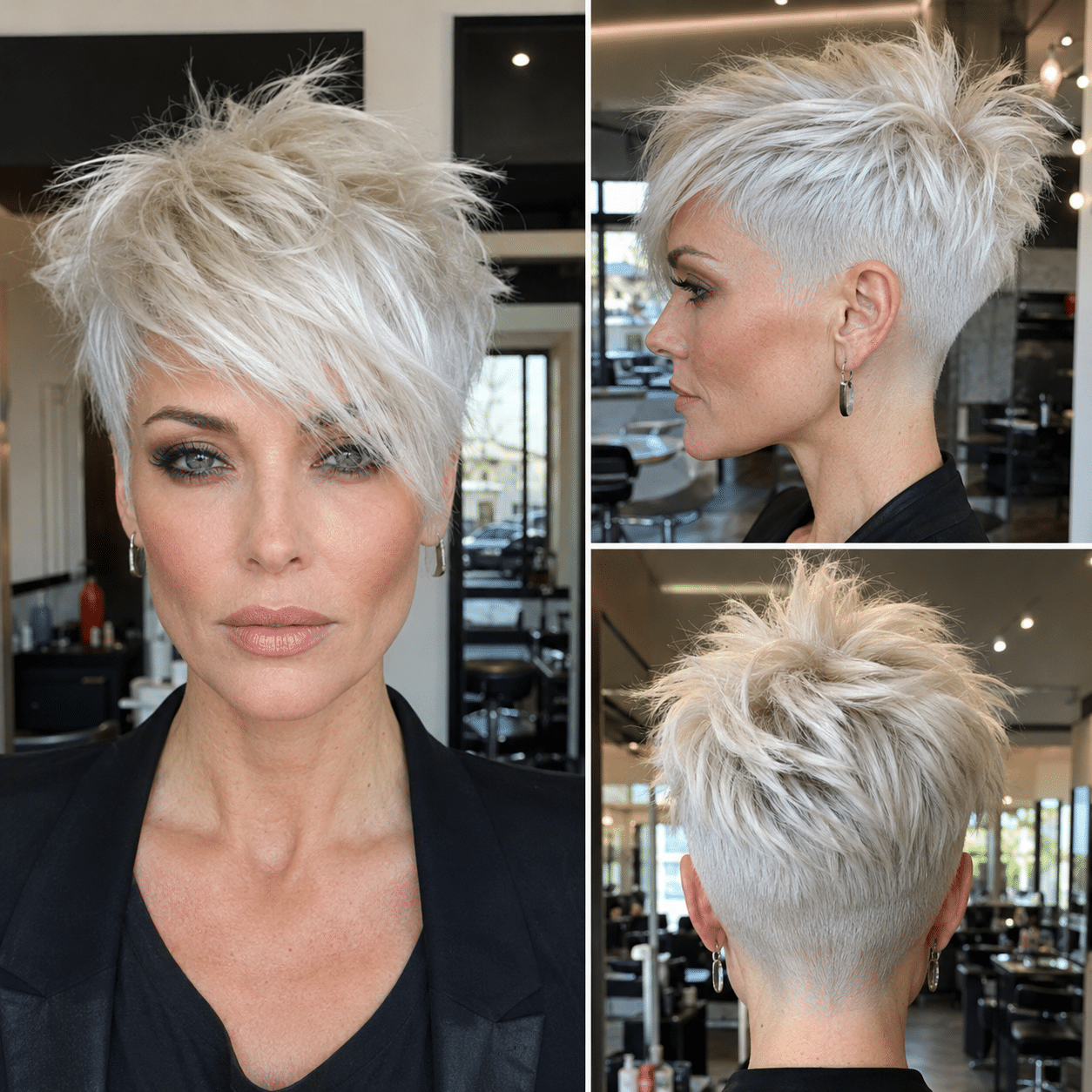 Arctic Frost Pixie Hair