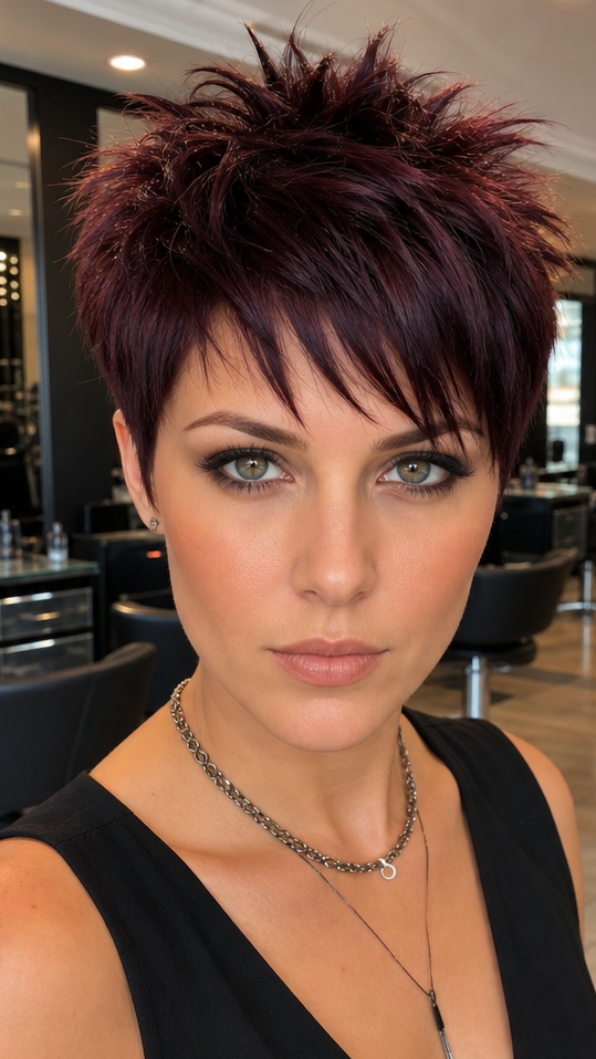 Midnight Plum Velvet Hair