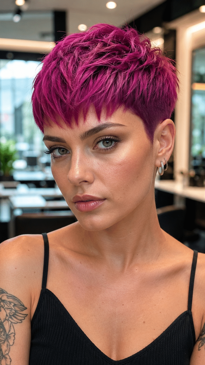Vibrant Orchid Fusion Hair