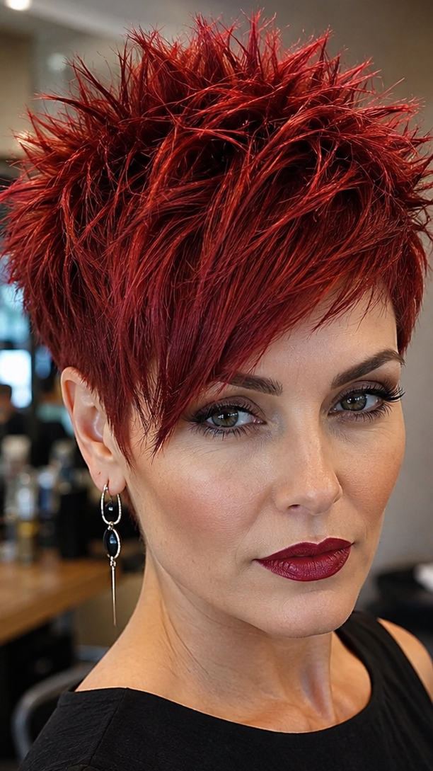 Crimson Garnet Hair