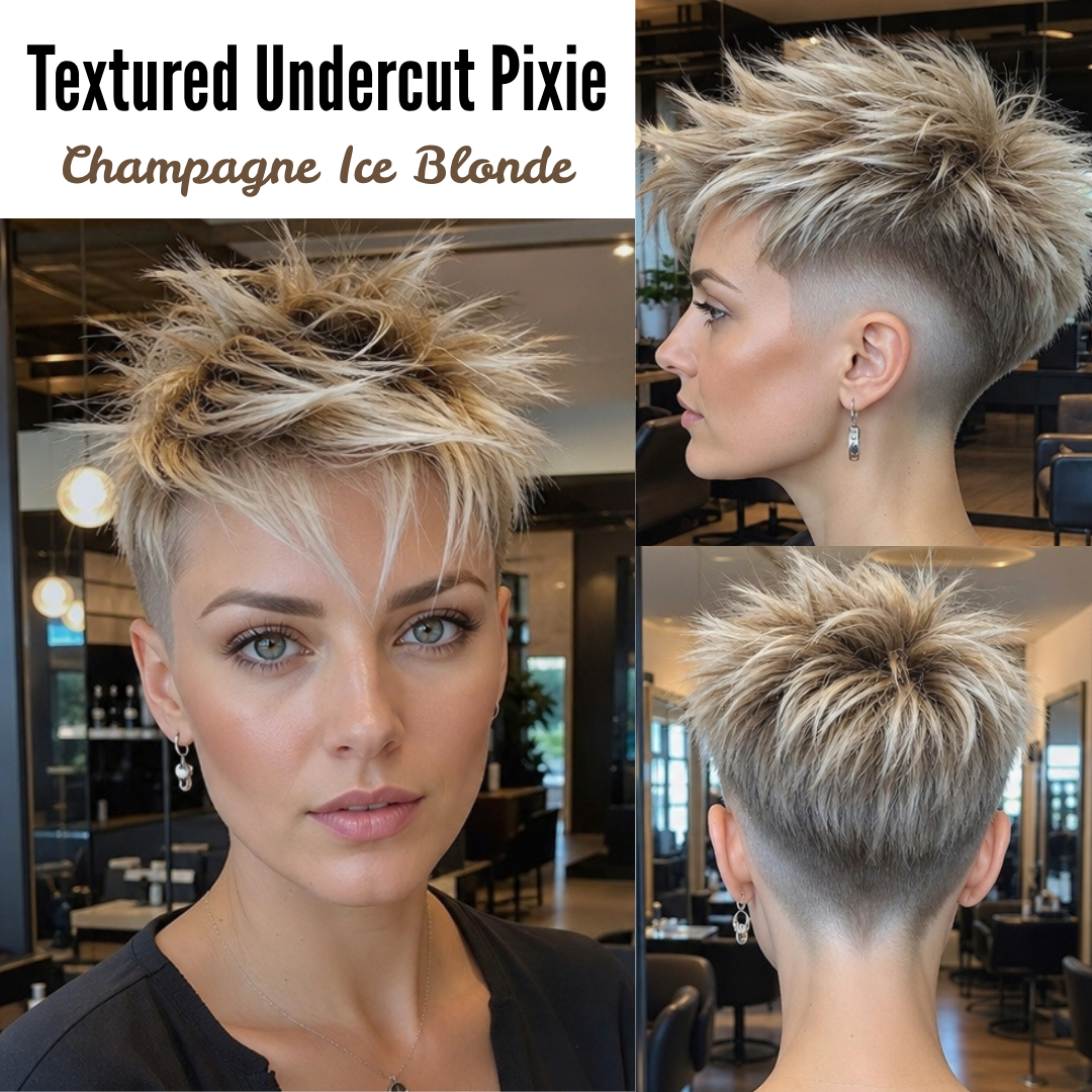 Champagne Ice Blonde Hair