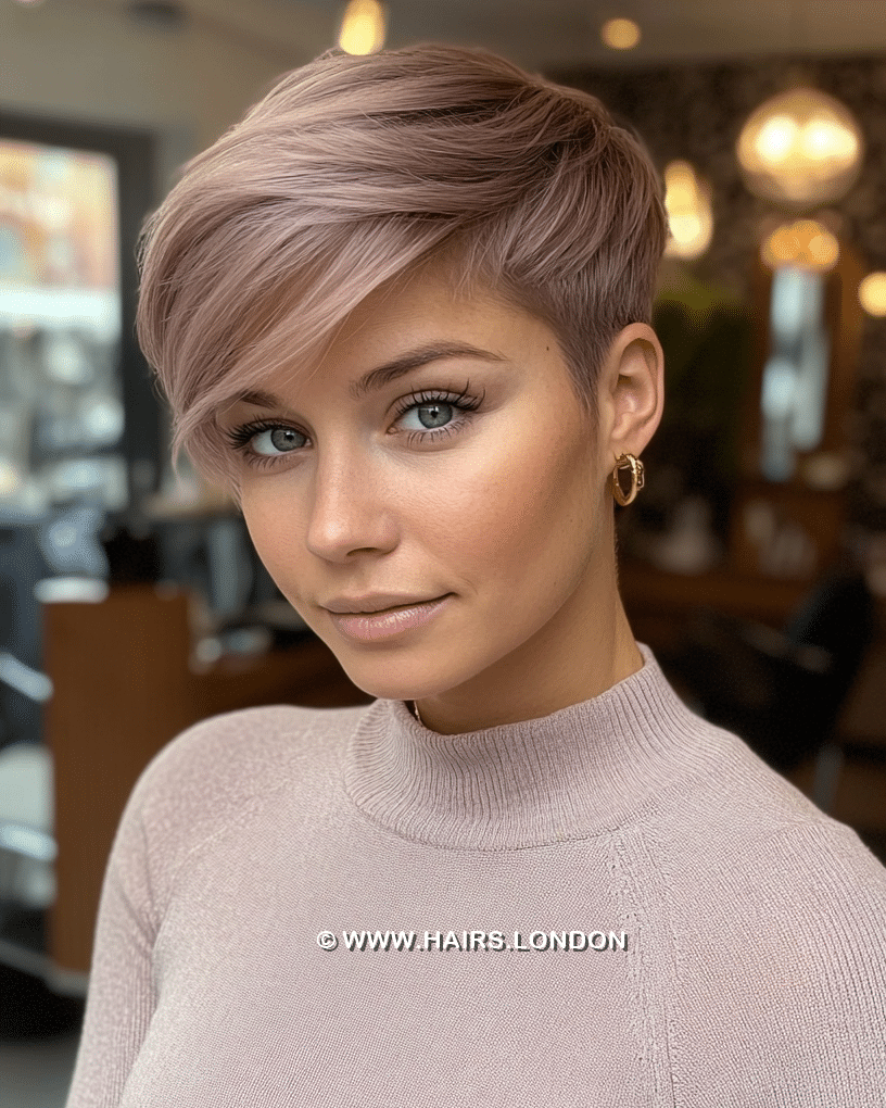 Dusty Rose Mauve Hair