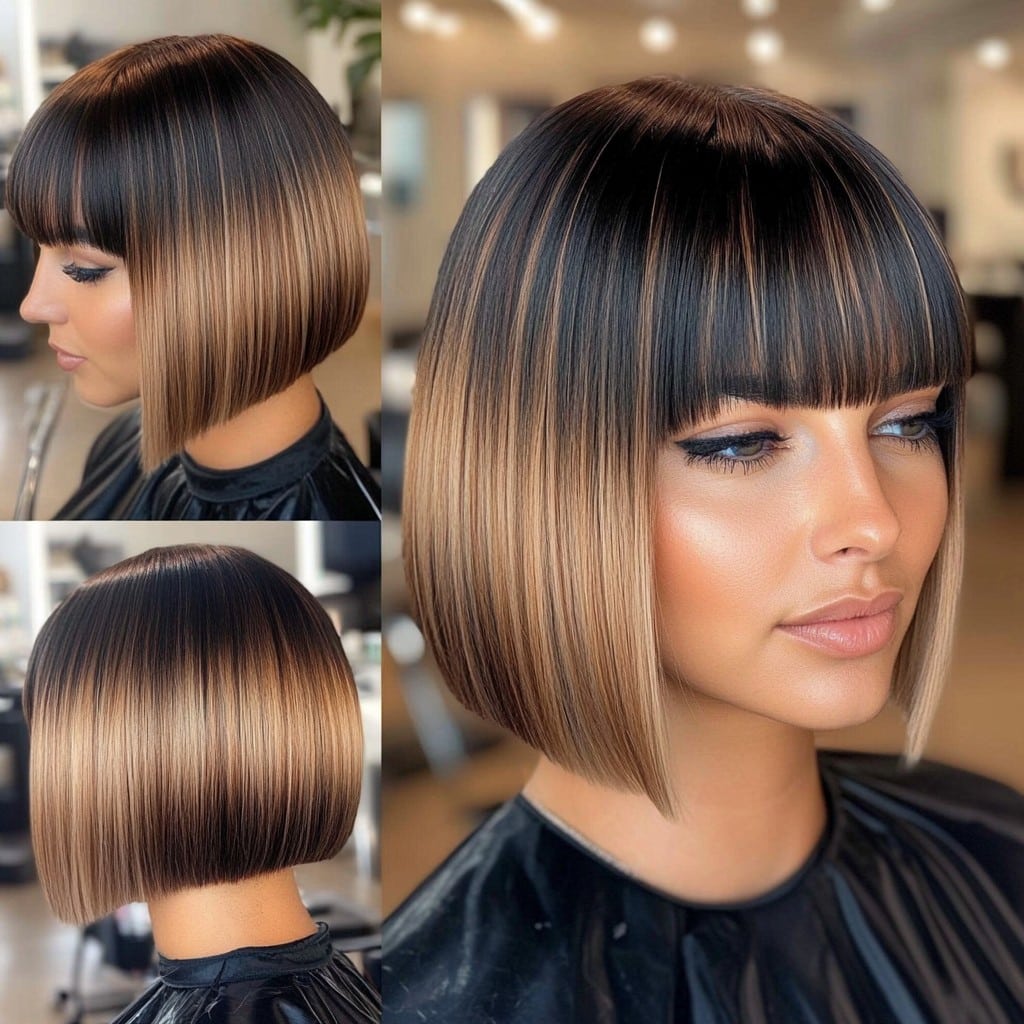 Espresso to Caramel Ombre Hair