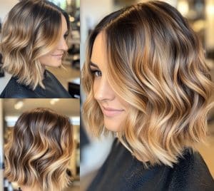 Honey Blonde Balayage Hair