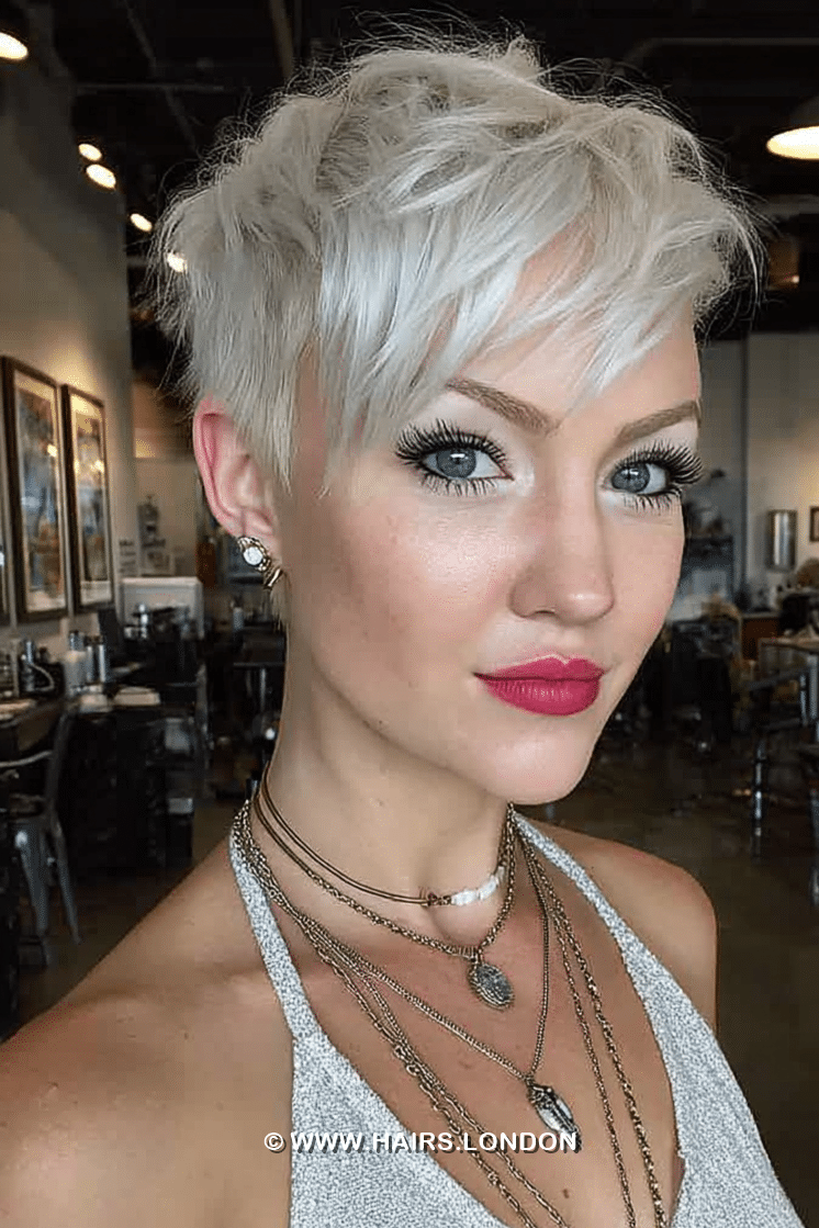 Icy Pearl Blonde Hair