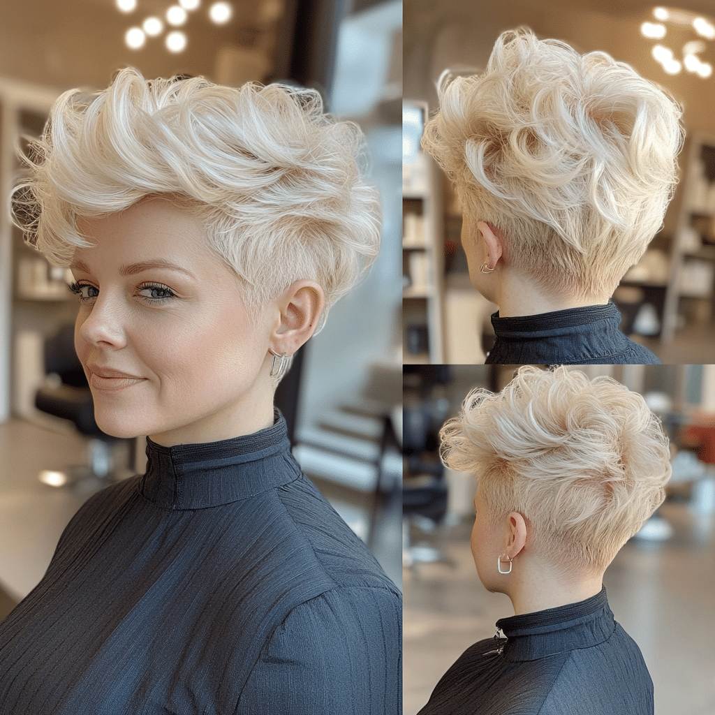 Platinum Icy Blonde Hair