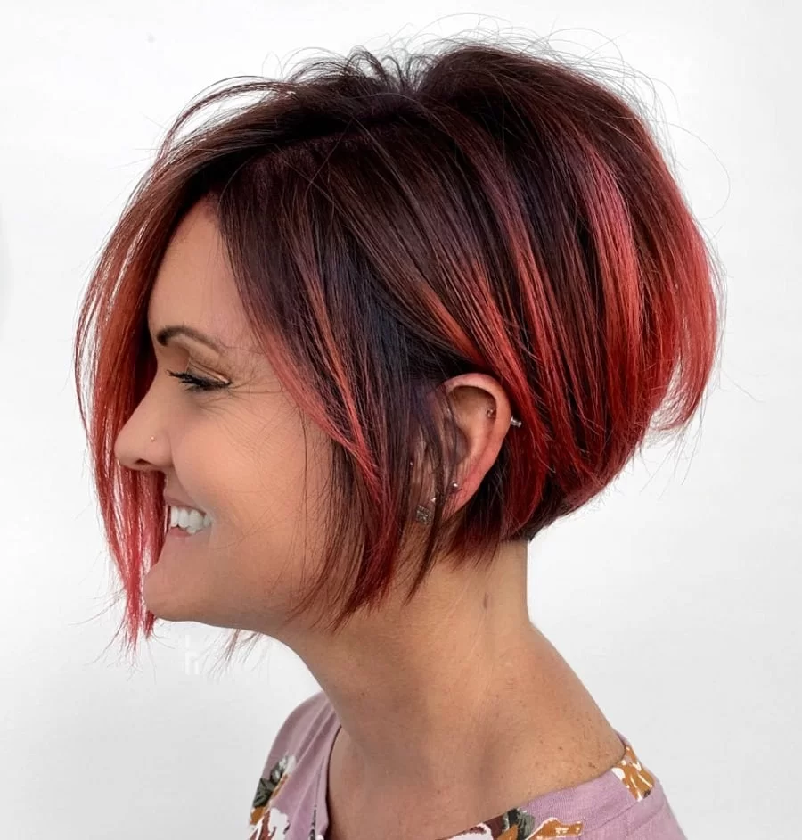 Red-Stacked Bob