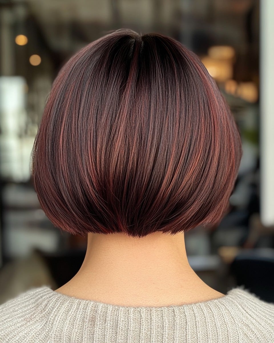 Rich Red Brown Bob