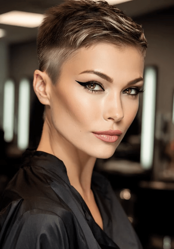 Cool Taupe Brunette Hair