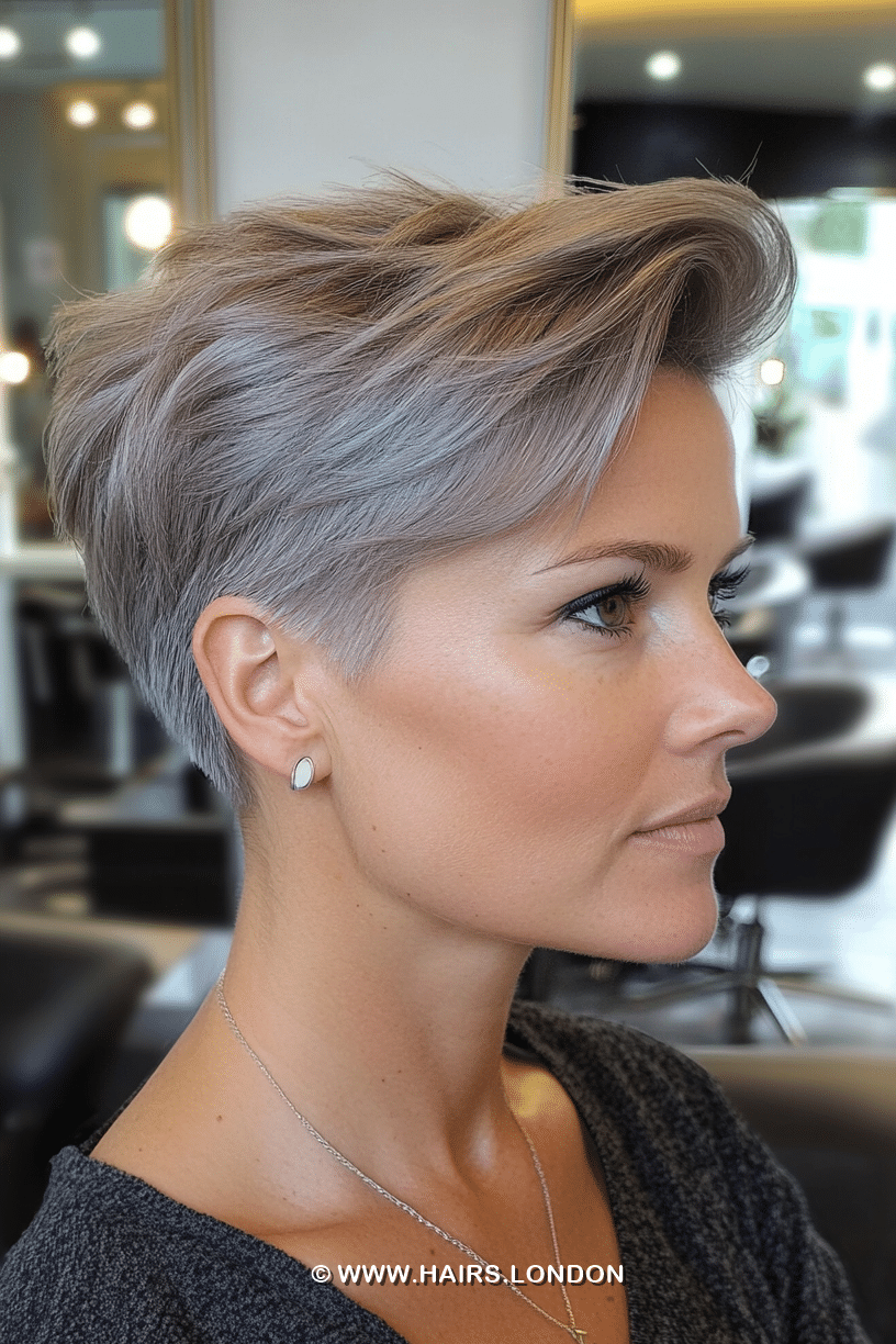 Silver Ash Blonde Hair