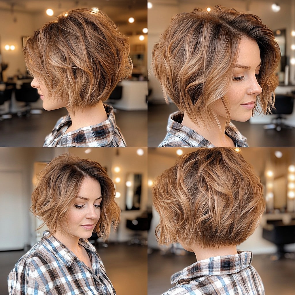 Soft Caramel Blonde Balayage Hair