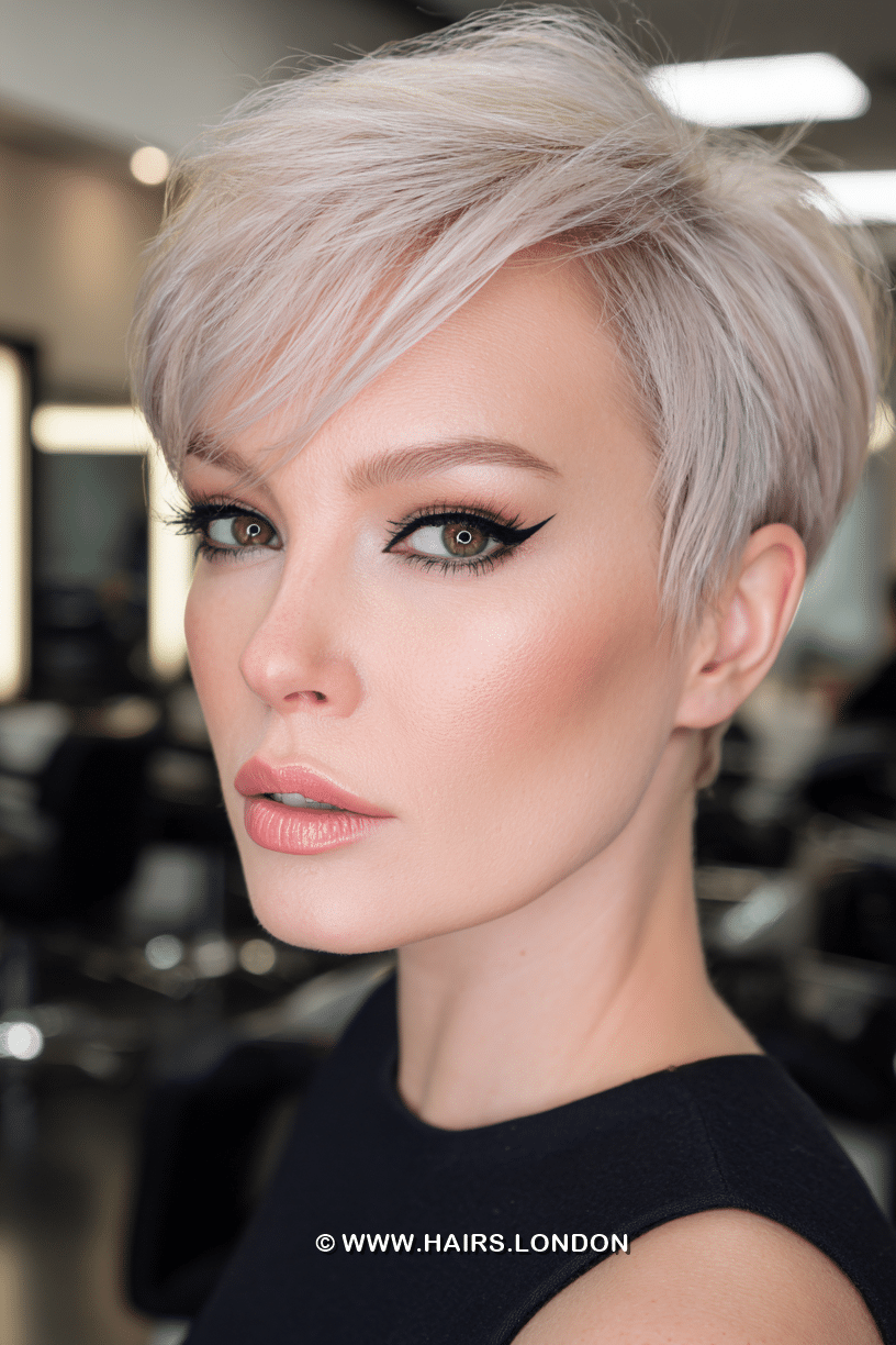 Soft Silver Blonde Hair