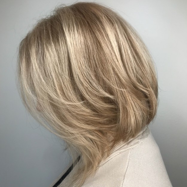 Textured Bronde Bob